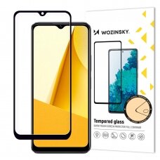 Ekrano apsauga Wozinsky Full Glue Tempered Glass Vivo Y16 / Y02s Juodais kraštais (tinka su dėklu) UGLX912
