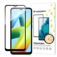 Ekrano apsauga Wozinsky Full Glue Tempered Glass Xiaomi Redmi A2 / Redmi A1 Juodais kraštais