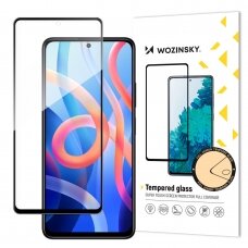 Ekrano apsauga Wozinsky full glue tempered glass Xiaomi Redmi note 11 (CHINA) Juodais kraštais (tinka su dėklu)