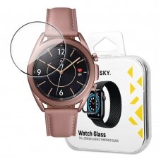 Ekrano apsauga Wozinsky Hybrid Glass Samsung Galaxy Watch 3 45 mm Juodais kraštais