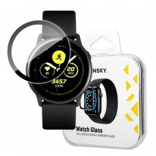 Akcija! Ekrano apsauga Wozinsky Watch Glass Hybrid Samsung Galaxy Watch Active Juoda