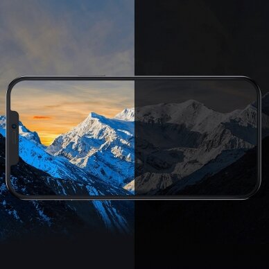 Ekrano apsauga Baseus Full Screen Tempered Glass 0.4mm + Mounting Kit iPhone 12 Pro Max  9