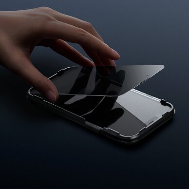 Ekrano apsauga Baseus iPhone 11 Pro Max / iPhone XS Max Privacy Anti Spy (privatization) with speaker cover + positioner (SGBL061702) (tinka su dėklu) 25