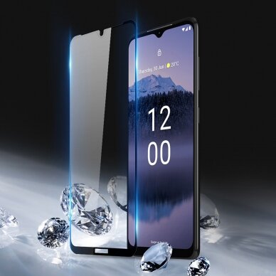 Ekrano apsauga Dux Ducis 10D Tempered Glass Nokia G11 Plus Juodais kraštais 4