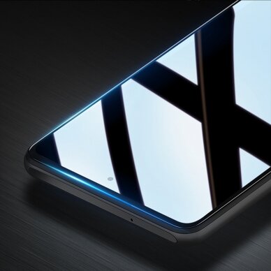 Ekrano apsauga Dux Ducis 9D Tempered Glass Vivo Y16 / Y02s Juodais kraštais (tinka su dėklu) UGLX912 5