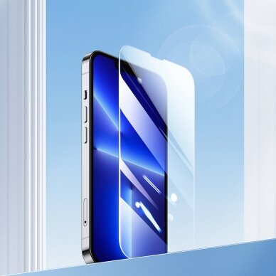 Iphone 14 Pro Ekrano apsauga Joyroom Knight 2,5D FS TG 5x glass full screen  (JR-DH06) 5