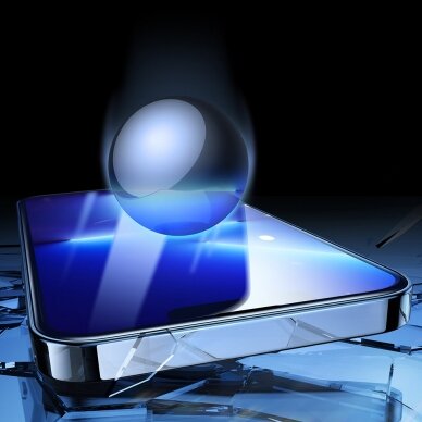 Iphone 14 Pro Ekrano apsauga Joyroom Knight 2,5D FS TG 5x glass full screen  (JR-DH06) 7