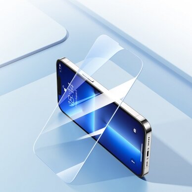 Iphone 14 Plus Ekrano apsauga Joyroom Knight 2,5D FS TG Full Screen  (JR-DH03) 9