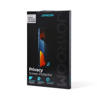 Iphone 14 Pro Ekrano apsauga Joyroom Knight 2.5D Privacy TG Tempered Glass for  su Anti-Spy filtru (JR-P02) 4