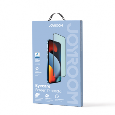 Iphone 14 Pro Ekrano apsauga Joyroom Knight su Anti Blue Light filtru  Juoda (JR-G02) 4
