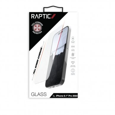 Iphone 14 Pro Ekrano apsauga Raptic X-Doria Full Glass  2