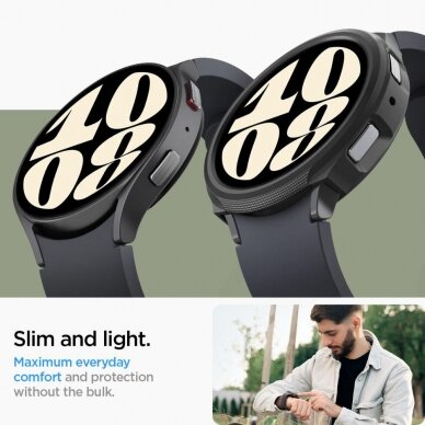 Ekrano apsauga Spigen LIQUID AIR Samsung GALAXY Watch 6 (44MM) Juoda 12
