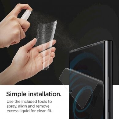 Ekrano Apsauga Spigen Neo Flex hydrogel film for Samsung Galaxy S24 Ultra - Permatomas 14