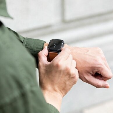 Ekrano apsauga UNIQ etui Garde Apple Watch Series 7/8 45mm. Permatoma 4