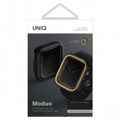 Ekrano apsauga UNIQ etui Moduo Apple Watch Series 4/5/6/7/8/9/SE 44/45mm 4