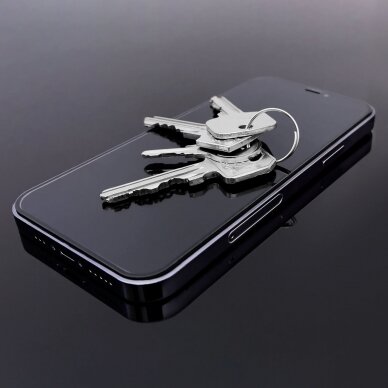 Ekrano apsauga Wozinsky Full Glue iPhone 15 Plus - Juodais kraštais (tinka su dėklu) 5