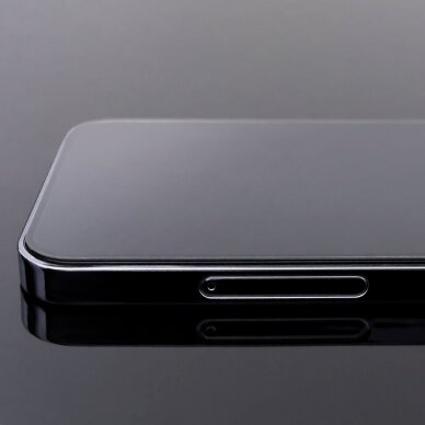 Iphone 14 Pro Max Ekrano apsauga Wozinsky Set of 2x Super Durable Full Glue  Juoda 5