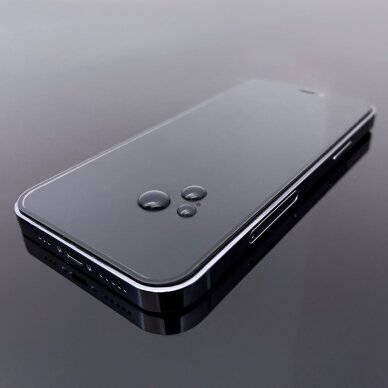Ekrano apsauga Wozinsky Super Durable Full Glue Motorola Moto E32 Juodais kraštais (tinka su dėklu) 6