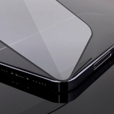 Ekrano apsauga Wozinsky Super Durable Full Glue Motorola Moto G42 Juodais kraštais (tinka su dėklu) 10
