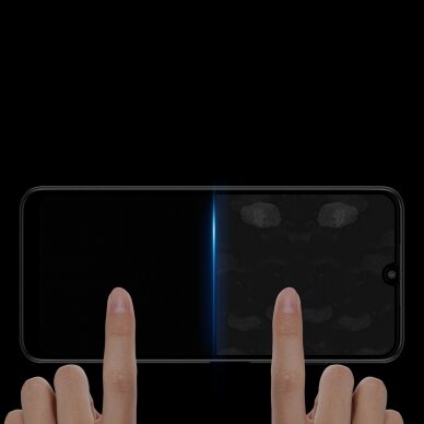 Akcija!  Ekrano Apsauginis Stiklas Su Rėmeliu (tinka su dėklu) Dux Ducis 9D Tempered Glass Tough Samsung Galaxy A22 4G Juodas  11