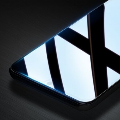 Akcija!  Ekrano Apsauginis Stiklas Su Rėmeliu (tinka su dėklu) Dux Ducis 9D Tempered Glass Tough Samsung Galaxy A22 4G Juodas  2