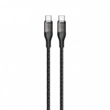 Fast charging cable 120W 1m USB-C - USB-C Dudao L22C - gray