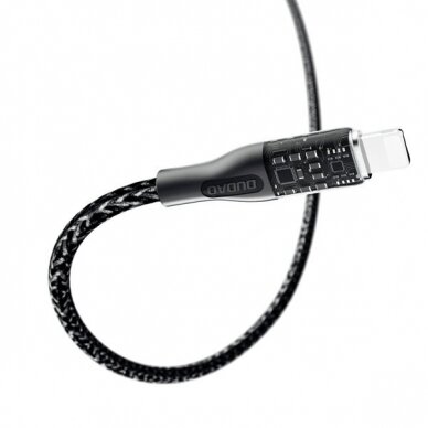 Fast charging cable 30W 1m USB - Lightning Dudao L22L - gray 1