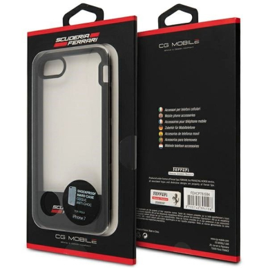 Ferrari Racing Shield Dėklas skirtas iPhone 7 / 8 / SE 2020 / SE 2022 - Semi-Permatomas 7