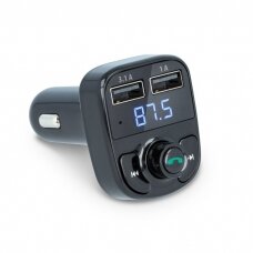 Forever TR-330 Bluetooth MP3 grotuvas / FM bangų moduliatorius (laisvų rankų įranga, microSD, SD, 2xUSB, LCD, 3.1A įkroviklis)