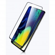 Grūdintas Apsauginis Stiklas "Wozinsky Pro+ 5D Full Glue" Huawei P40 Juodais Kraštais