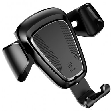 Gravitacinis laikiklis Baseus Phone Bracket Air Vent Holder skirtas 4-6 colių prietaisams juodas (Suyl-01) 6