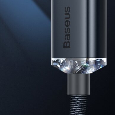 Greito Įkrovimo Kabelis Baseus crystal shine series USB Type A į Lightning 2.4A 1.2m Juodas (CAJY000001) UGLX912 10