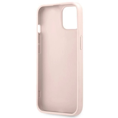 Guess 4G Big Metal Logo Dėklas skirtas iPhone 13 / 14 / 15 6.1&quot; - Rožinis 6