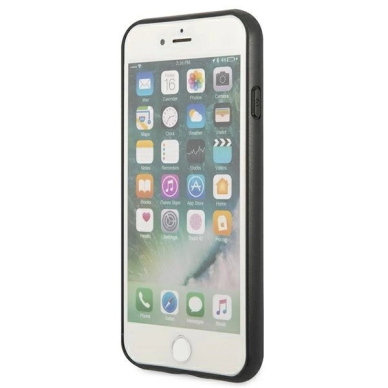 Guess 4G Metal GOLD LOGO Dėklas skirtas iPhone SE 2022 / 2020 / 7 / 8 - Rudas 4
