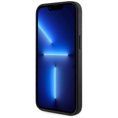 Guess 4G Stripes Dėklas with Magsafe Piniginės tipo skirtas iPhone 15 Juodas 2