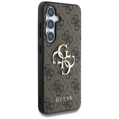 Guess Big 4G Logo Classic Logo Dėklas Samsung Galaxy S25 Plus Rudas 3