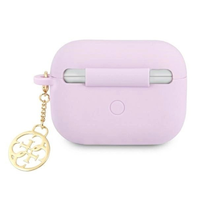 Guess Charm 4G Collection Dėklas skirtas AirPods Pro - Violetinis 1