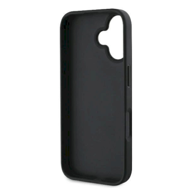 Guess Fixed Glitter Big 4G Dėklas iPhone 16 Plus - juodas 6