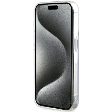 Guess GUHMP15LHITSU iPhone 15 Pro 6.1&quot; Violetinis/Violetinis hardcase IML Iridescent MagSafe 4