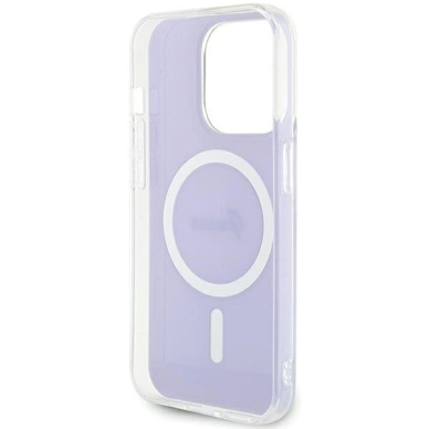 Guess GUHMP15LHITSU iPhone 15 Pro 6.1&quot; Violetinis/Violetinis hardcase IML Iridescent MagSafe 6