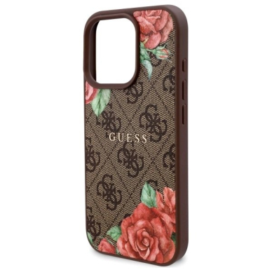 Guess GUHMP16XP4ROPEMCW iPhone 16 Pro Max 6.9&quot; Rudas/Rudas hardcase 4G Flowers Print MagSafe 5