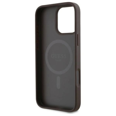 Guess GUHMP16XP4SM4MW iPhone 16 Pro Max 6.9&quot; Rudas/Rudas hardcase 4G Small Classic MagSafe 6