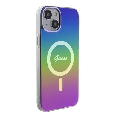 Guess IML Iridescent MagSafe Dėklas skirtas iPhone 15 / 14 / 13 6.1&quot; - multicolor 3