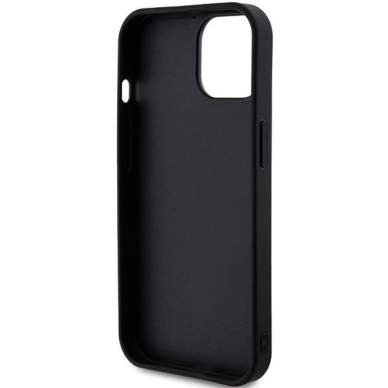 Guess Rhinestone Metal Logo Dėklas skirta iPhone 15 - rožinis 6
