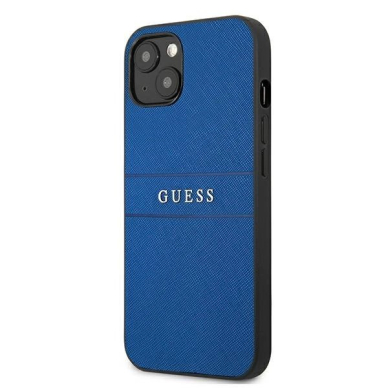 Guess Saffiano dirželio dėklas iPhone 13 mini 5.4" - mėlynas 1