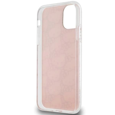 Hello Kitty Dėklas IML Gradient Electrop Crowded Kitty HeadiPhone 11 / Xr - Rožinis 6