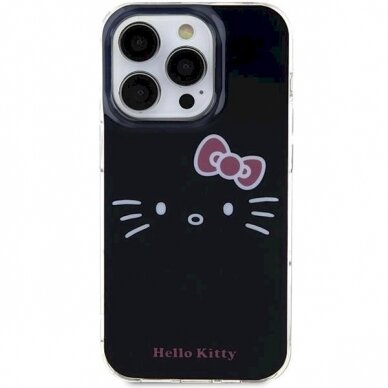 Hello Kitty Dėklas IML Kitty FaceiPhone 13 Pro Max - Juodas 2