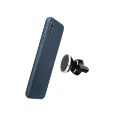 huawei mate 20 dėklas forcell soft case magnet silikonas mėlynas
