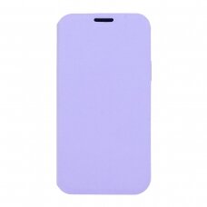 Samsung Galaxy A21s atverčiamas dėklas Vennus Wallet book violetinis
