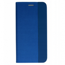 Huawei P40 lite atverčiamas dėklas Vennus SENSITIVE book mėlynas